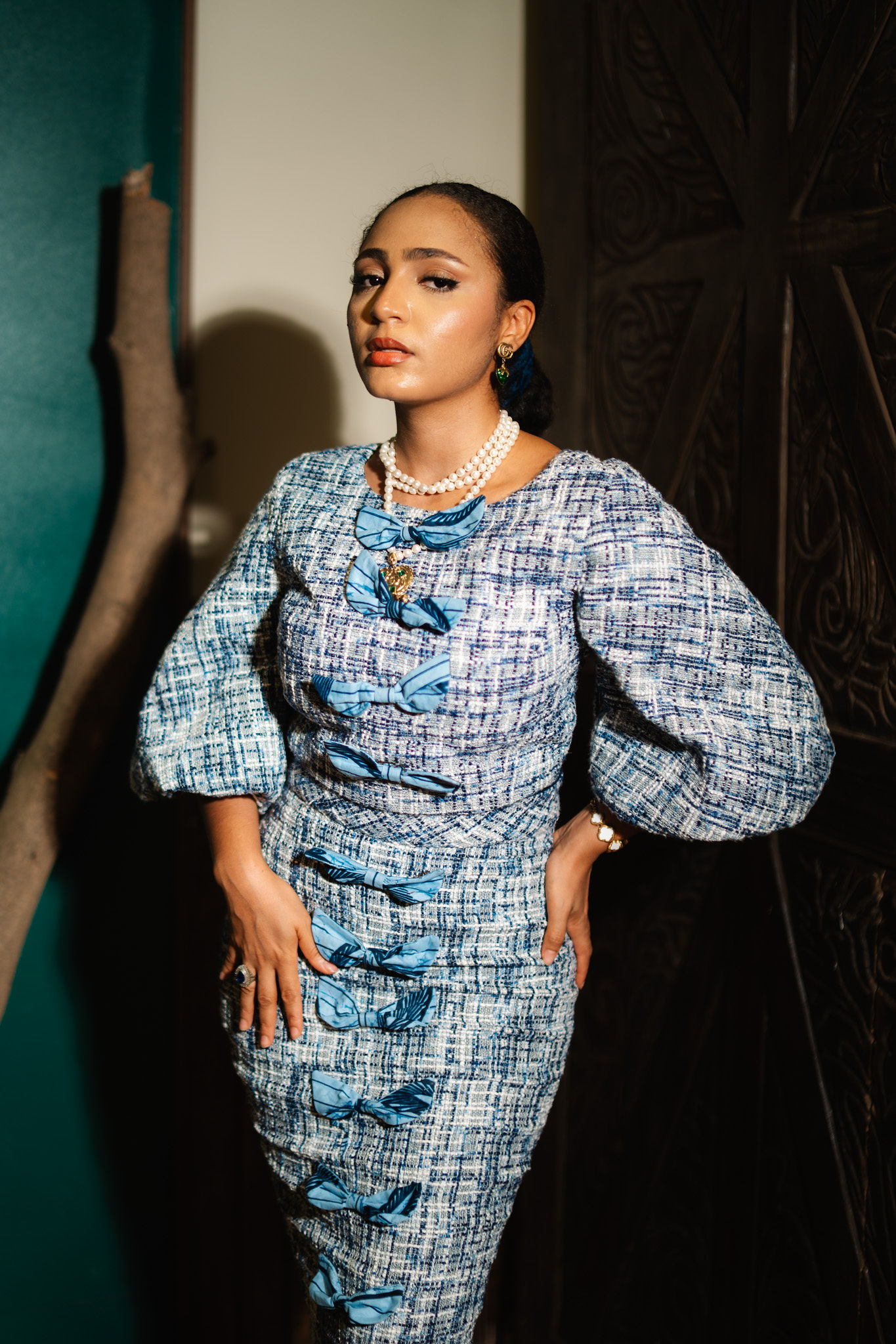 Couture Blue Top