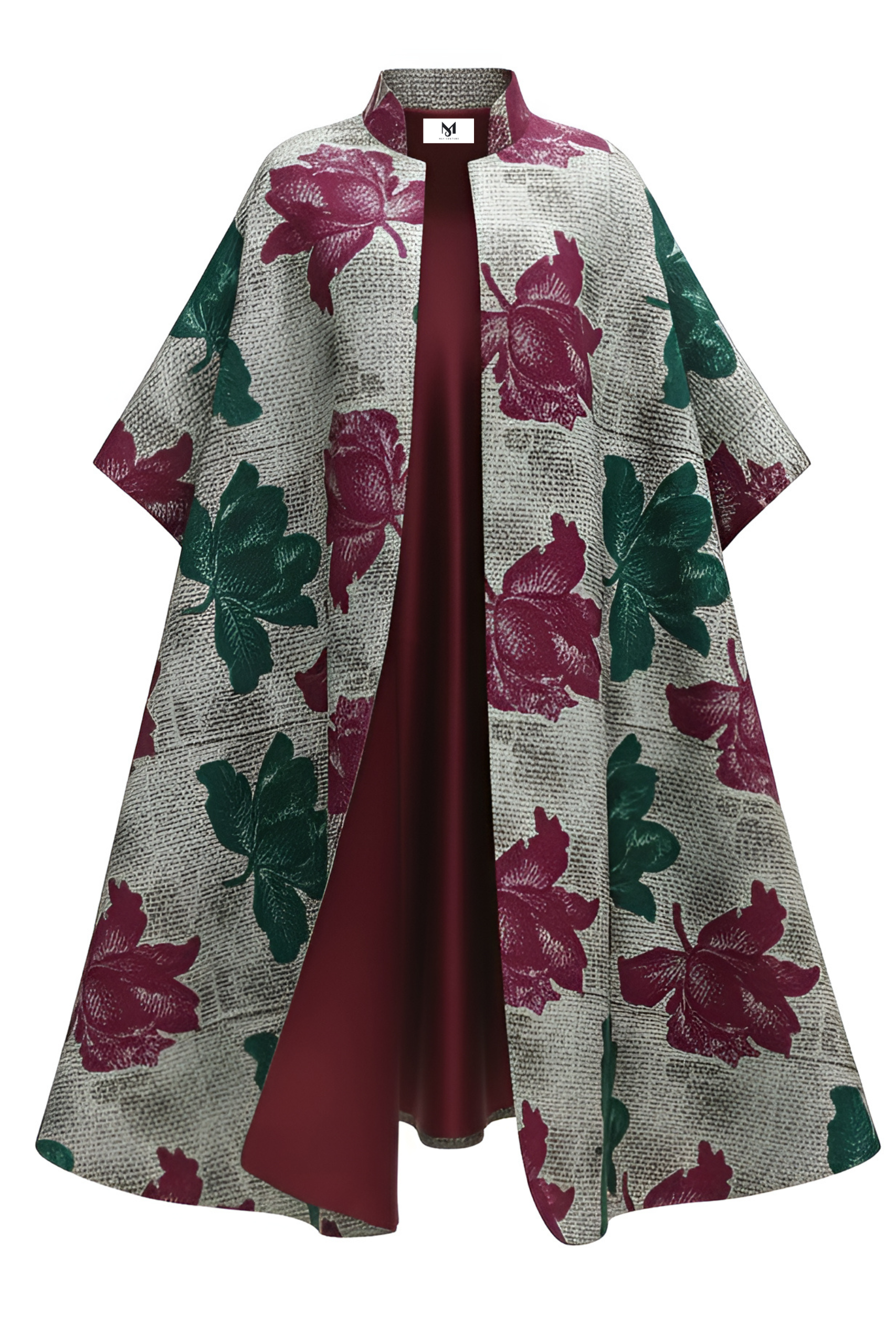 Couture Purple Cape Coat / Outerwear